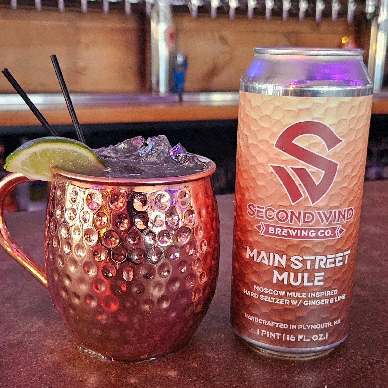 Main Street Mule (Moscow Mule Inspired Hard Seltzer) - 4 Pack